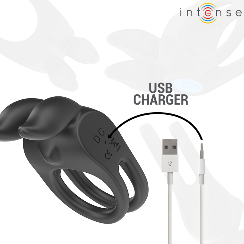 Intense For Him-Sam Doppelring Vibrator für Penis, 10 Modi · Sextoys (Bild 6)
