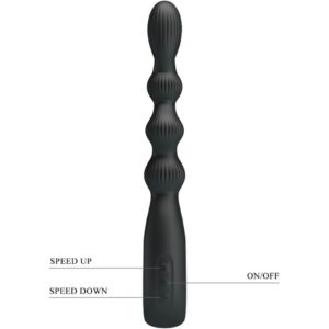 Anal Toys-Federer Vibrator Anal 12 Schwarz-Silikon-Vibrationen, 12 · Vibratoren (Bild 5)