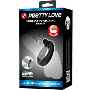 For Him-Dahlia Ring Vibrator + Stimulator der Klitoris 12 · Sextoys (Bild 9)