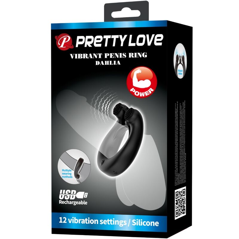 For Him-Dahlia Ring Vibrator + Stimulator der Klitoris 12 · Sextoys (Bild 9)