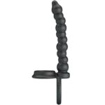 For Him-Dillion Penisring mit doppelter Penetration, Schwarz-Silikon · Sextoys
