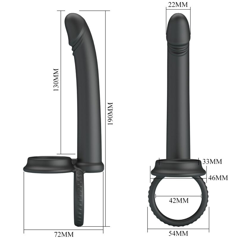 For Him-Dillion Doppel Peniano Ring für Doppel Penetration · Sextoys (Bild 7)