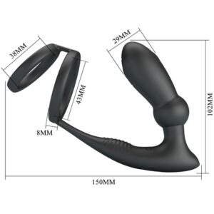 For Him-Emoni Ringe für Penis und Analplug, 12 Vibrationen · Sextoys (Bild 7)