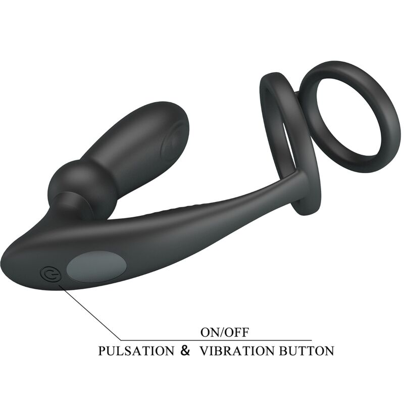 For Him-Emoni Ringe für Penis und Analplug, 12 Vibrationen · Sextoys (Bild 2)