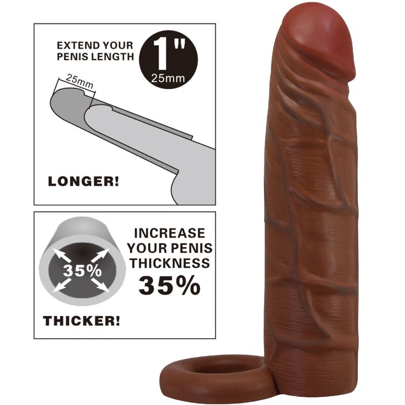 For Him-Kaile Penishülle mit 2,5 cm Verlängerung · Sextoys (Bild 6)