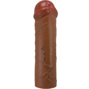 For Him-Nile Penishülle mit Verlängerung 2.5 cm Dunkle Hautfarbe-TPR