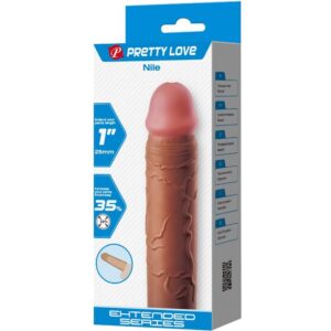 For Him-Nil Penishülle mit Verlängerung 2.5 cm Mulatto-TPR · Sextoys (Bild 7)