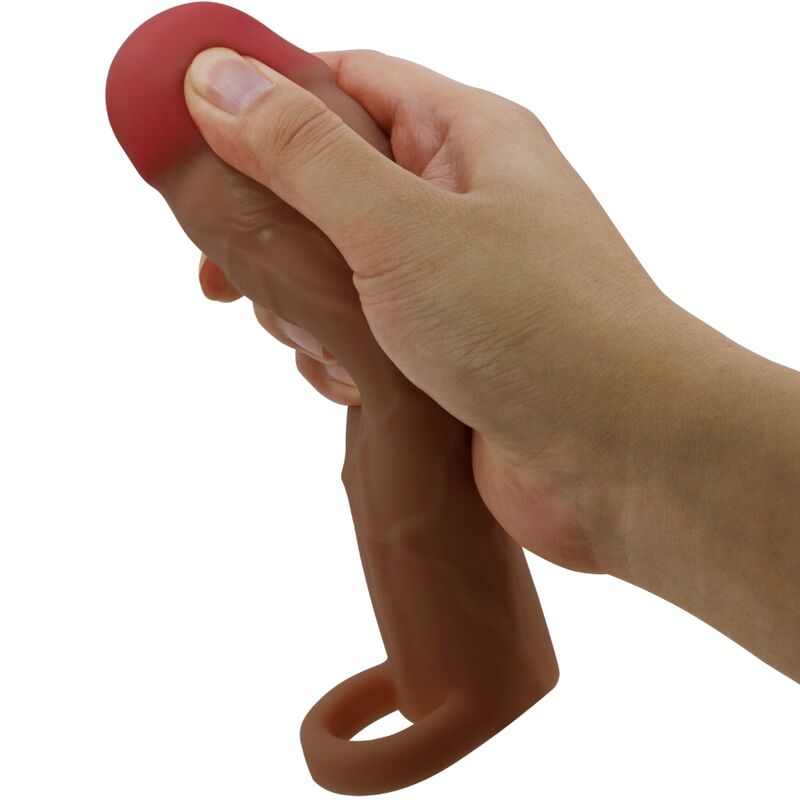 For Him-Hani Penishülle mit Verlängerung von 5 cm Mulatto-TPR · Sextoys (Bild 4)