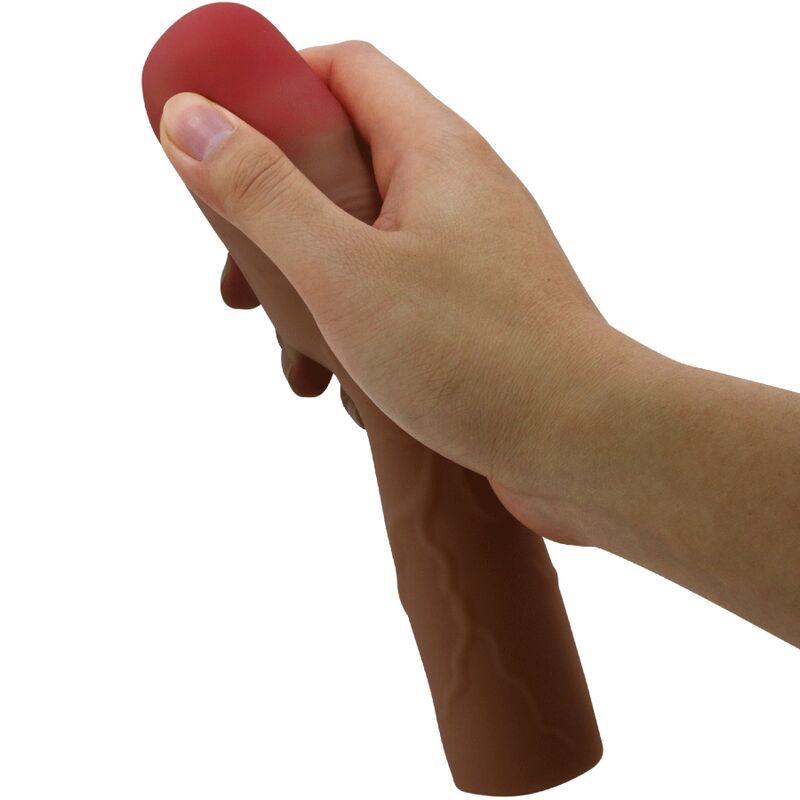 For Him-Kylian Penishülle Penis mit Verlängerung 7,6 cm Mulatto-TPR · Sextoys (Bild 4)