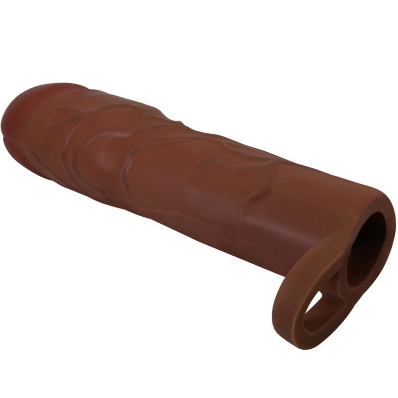 For Him-Himbeere Penishülle mit Verlängerung 7,6 cm Mulatto-TPR · Sextoys (Bild 3)