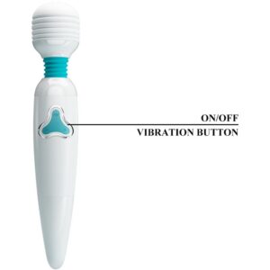 High Tech-Cloud Wand Stab Vibrator 7 Vibrationen, Weiß-Silikon, 7 · Vibratoren (Bild 7)