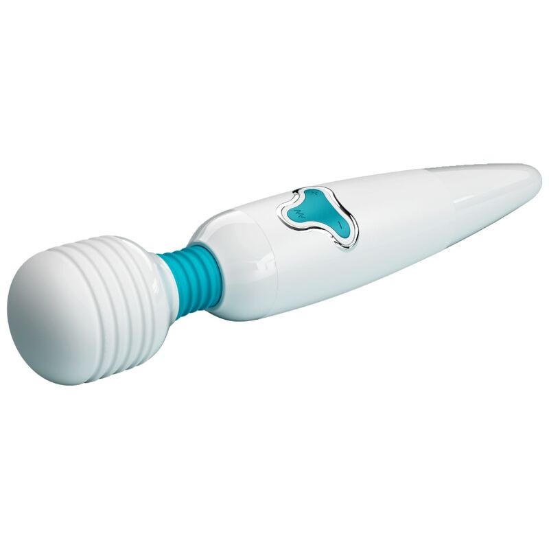 High Tech-Cloud Wand Stab Vibrator 7 Vibrationen, Weiß-Silikon, 7 · Vibratoren (Bild 5)