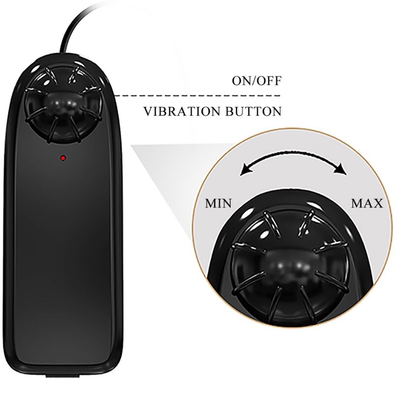 Baile-Catoblepas Vibrator Realistisch 20.6 cm Flesh mit Fernbedienung-TPR · Vibratoren (Bild 2)