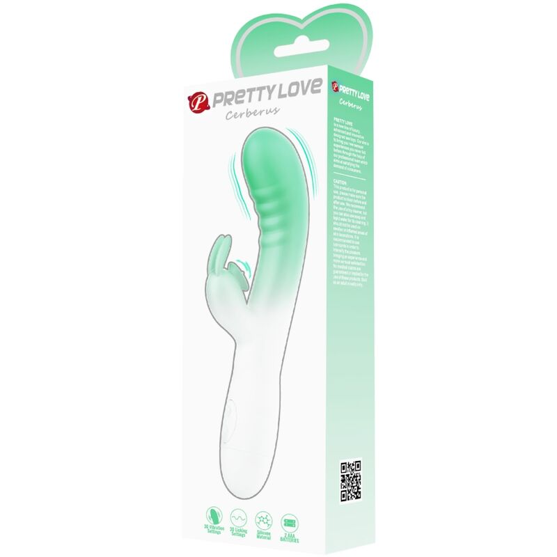 High Tech-Cerberus Rabbit Vibrator 30 Grün-Silikon-Vibrationen, 12 · Vibratoren (Bild 6)
