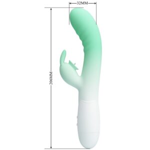 High Tech-Cerberus Rabbit Vibrator 30 Grün-Silikon-Vibrationen, 12 · Vibratoren (Bild 7)