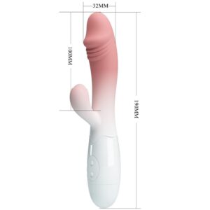 High Tech-Snappy Rabbit Vibrator 30 Rosa-Silikon-Vibrationen, 12 · Vibratoren (Bild 5)