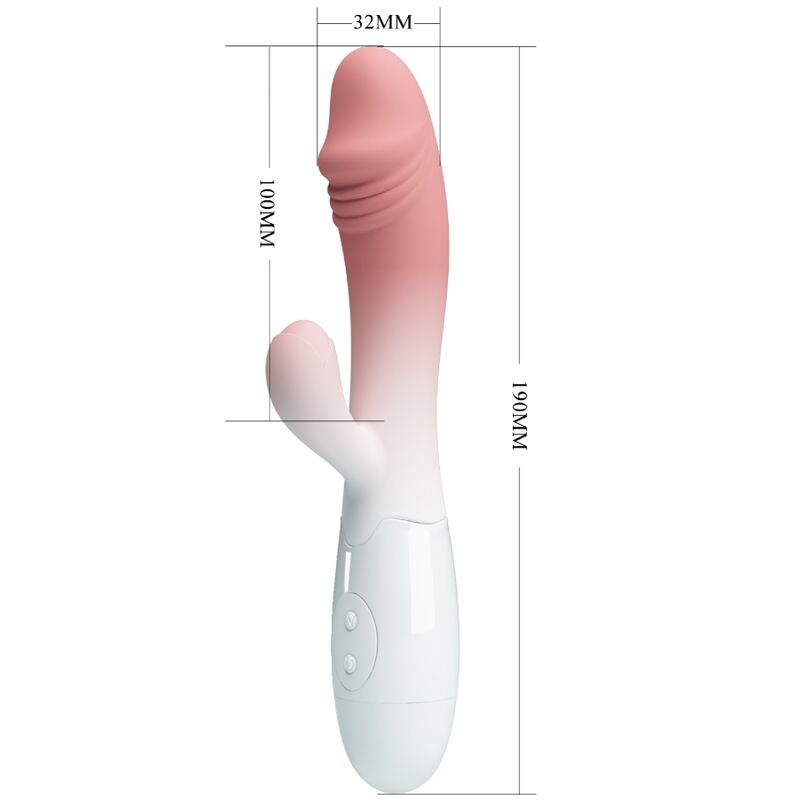 High Tech-Snappy Rabbit Vibrator 30 Rosa-Silikon-Vibrationen, 12 · Vibratoren (Bild 5)