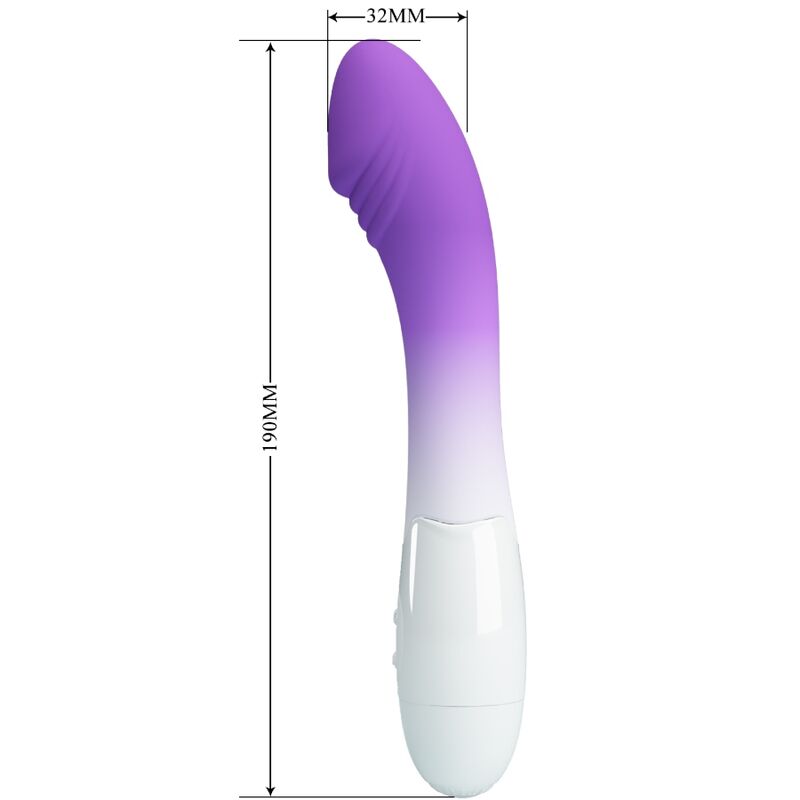 High Tech-Elementar Vibrator G-Spot 30 Lila-Silikon Vibrationen, 12 · Vibratoren (Bild 2)