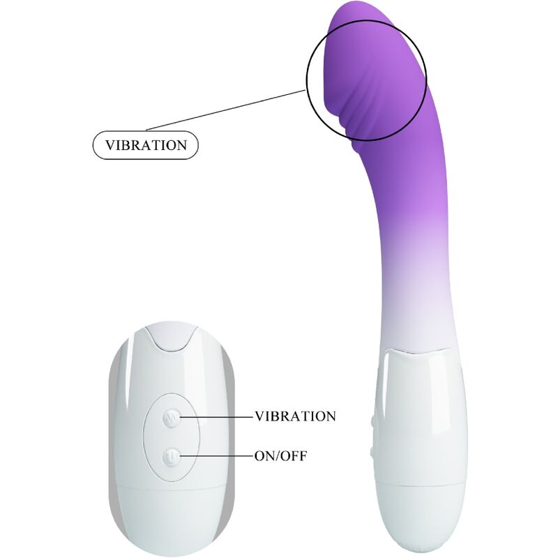 High Tech-Elementar Vibrator G-Spot 30 Lila-Silikon Vibrationen, 12 · Vibratoren (Bild 4)