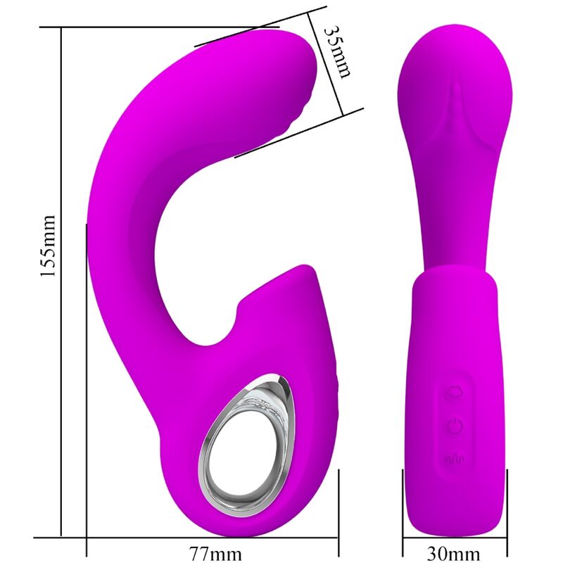 High Tech-Sibel Vibrator G-Spot + Stimulator Klitoris 10 · Vibratoren (Bild 5)