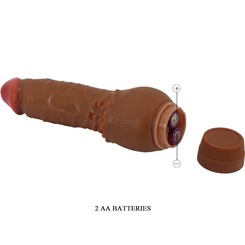 Baile-Barbara Realistic Vibrator 19.5 cm Mulatto-TPR · Vibratoren (Bild 2)