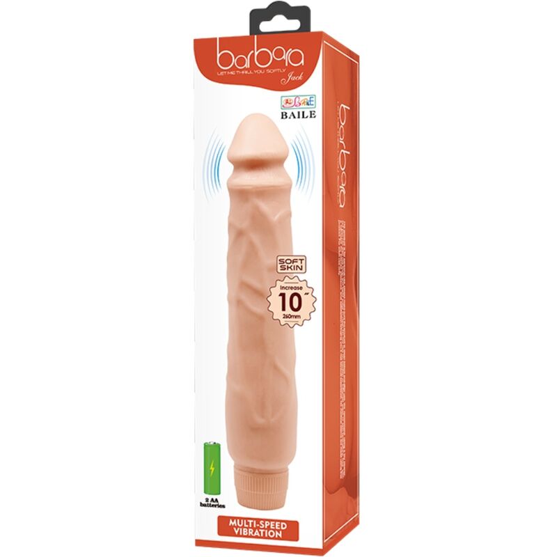 Baile-Jack Vibrator Realist 26 cm Flesh-TPR · Vibratoren (Bild 2)