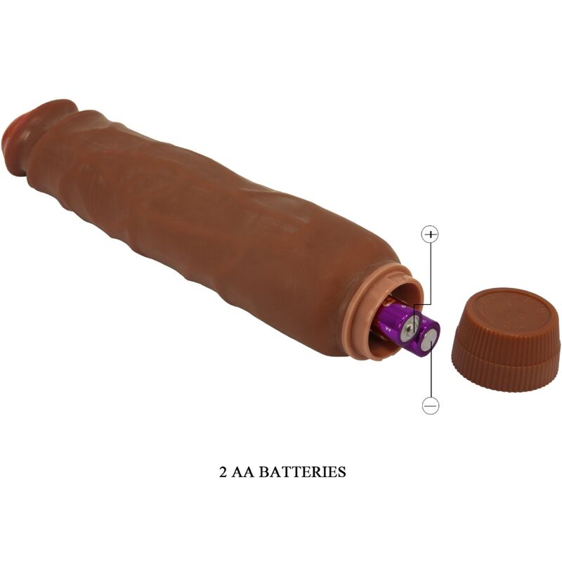Baile-Realistische Jack Vibrator 26 cm Mulatto-TPR · Vibratoren (Bild 5)
