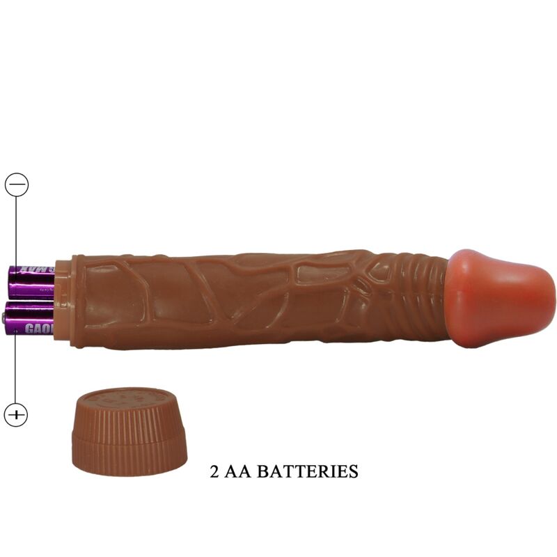 Baile-Bob Vibrator Realistisch 22,5 cm Mulatto-TPR · Vibratoren (Bild 2)