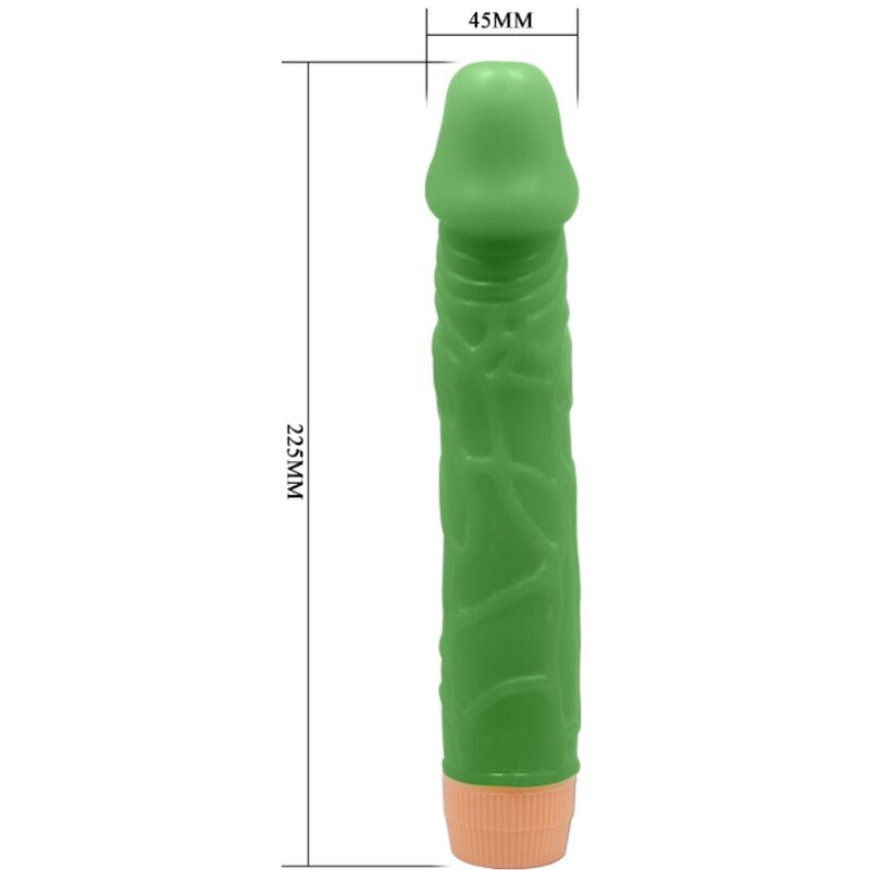 Baile-Bill Vibrator Realistisch 22.5 cm Grün-TPR · Vibratoren (Bild 4)