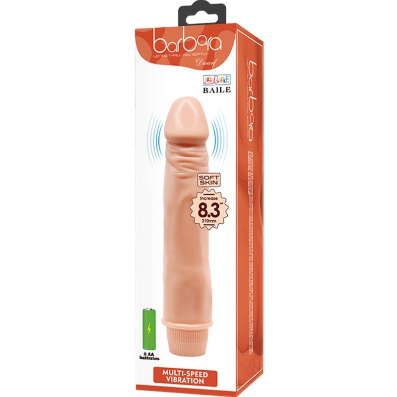Baile-Dwarf Vibrator Realistisch 21 cm Flesh-TPR · Vibratoren (Bild 5)