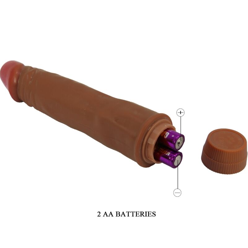 Baile-Dwarf Vibrator Realistisch 21 cm Mulatto-TPR · Vibratoren (Bild 2)