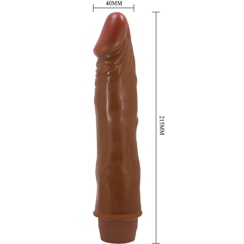 Baile-Dwarf Vibrator Realistisch 21 cm Mulatto-TPR · Vibratoren (Bild 3)