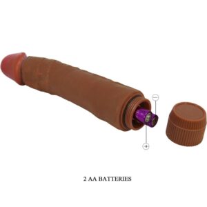 Baile-Realistische Dybbuk Vibrator 24 cm Mulatto-TPR · Vibratoren (Bild 4)