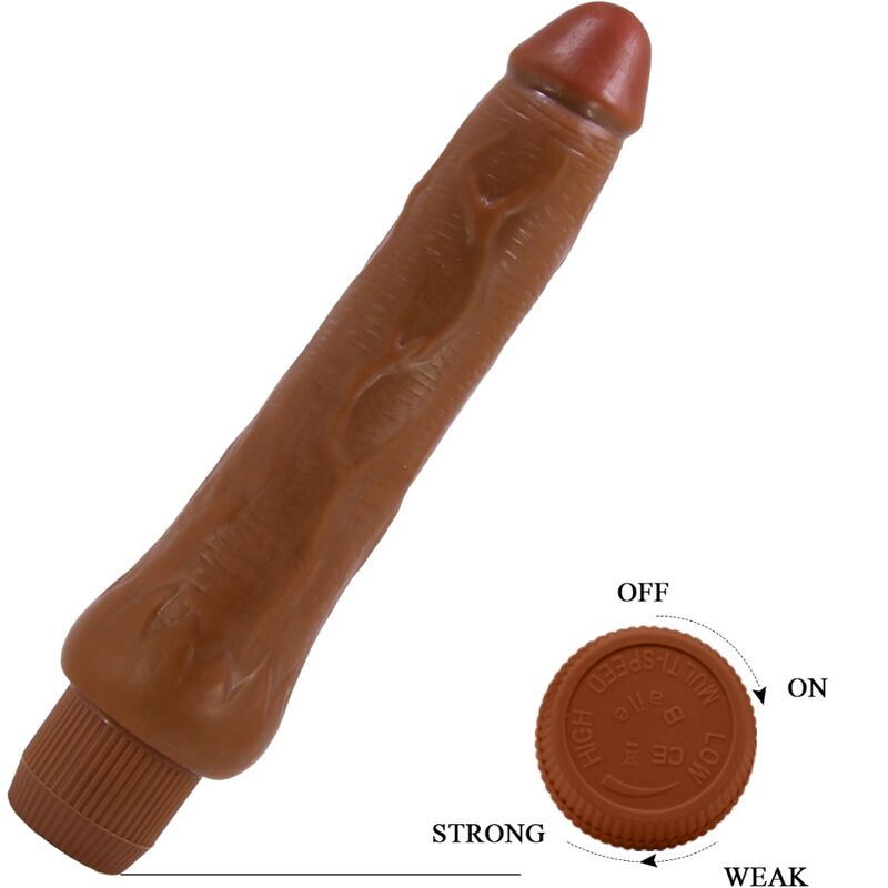 Baile-Dryad Vibrator Realistisch 25 cm Mulatto-TPR · Vibratoren (Bild 6)