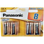 Panasonic-Batterien alcaline bronze AA LR6 Blisterpackung*8 · Spiele & Geschenke