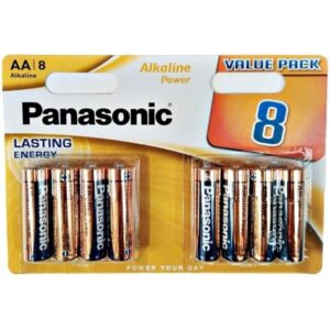 Panasonic-Batterien alcaline bronze AA LR6 Blisterpackung*8 · Spiele & Geschenke