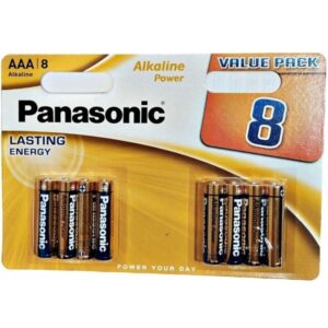 Panasonic-Alkaline-Batterien Bronze AAA LR03 Blister*8