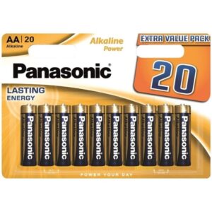Panasonic-Batterien Alcaline Bronze AA LR6 Blisterpackung*20 · Spiele & Geschenke