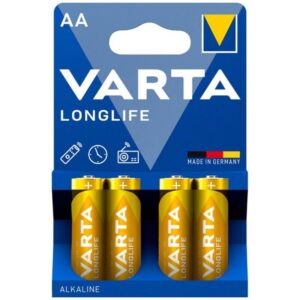 Varta-Longlife Alkaline-Batterien AA LR6 Blister*4