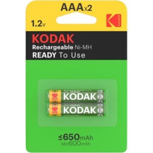 Kodak-Batterie Wiederaufladbar HR03 AAA 650mAh Blisterpackung*2-Rechargeable · Spiele & Geschenke