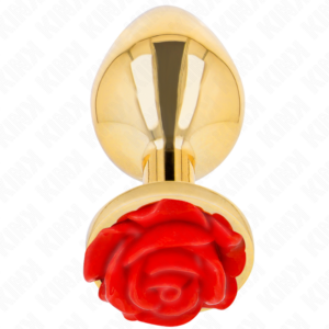 Kink Pleasure Plugs-Analplug Gold Rosa mit Rosa Rot – Size · BDSM-Zubehör (Bild 5)