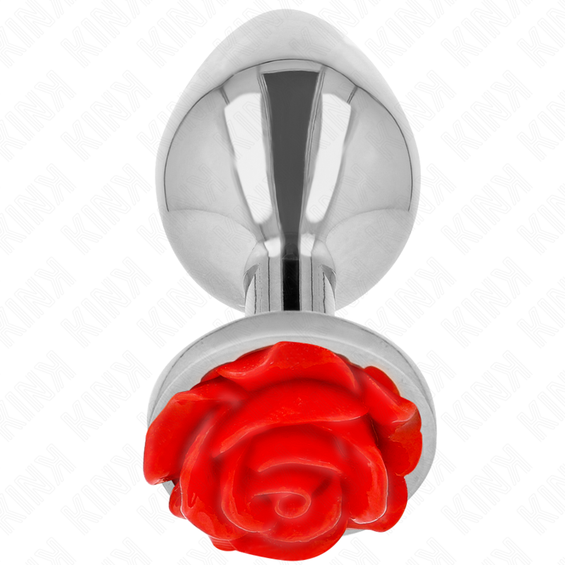 Kink Pleasure Plugs-Analplug mit Rosa Rot, Größe L-Metal · BDSM-Zubehör (Bild 2)