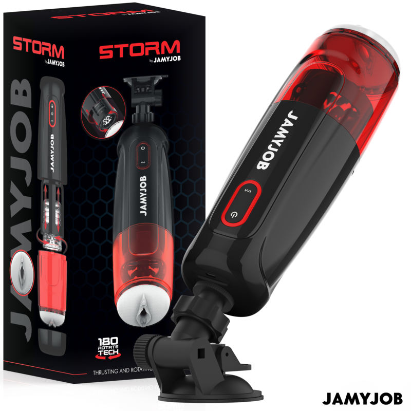 Jamyjob-Storm Automatischer Masturbator Vagina 10 Rotationsmodi und 10