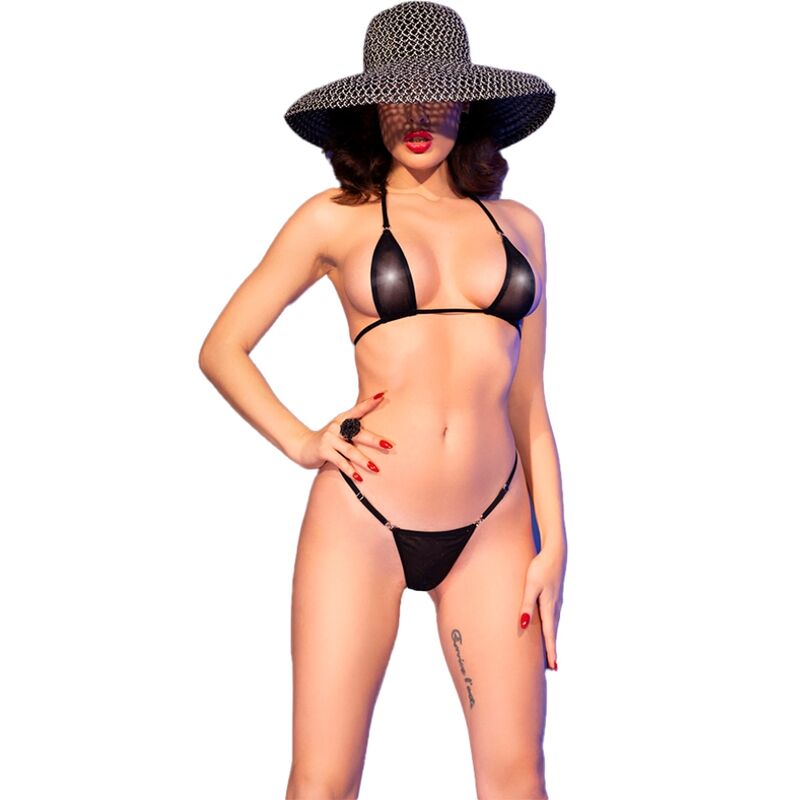 Chilirose Summer-CR-4840 Micro Bikini Tulle mit Strass · Sexy Damen-Dessous (Bild 2)