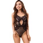 Livco Corsetti Fashion-Paula LC-20209 Körper mit Spitze Schwarz · Sexy Damen-Dessous