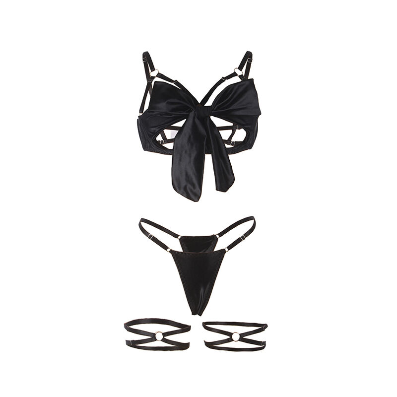 Subblime Sets-955205 BH-Set einstellbar Schwarz, L/XL · Spicy Dessous & Bodystockings (Bild 8)