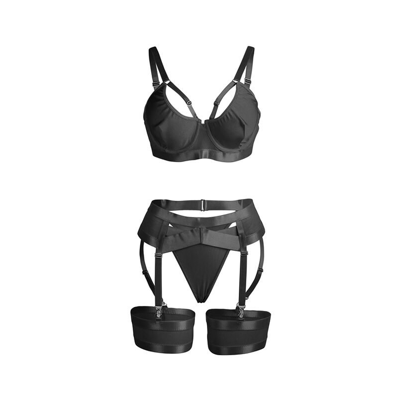 Subblime Sets-955243 Set BH Bondage Schwarz mit L/XL-Karton · Spicy Dessous & Bodystockings (Bild 4)