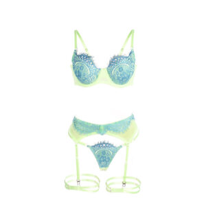Subblime Sets-955311 Set BH mit Spitze Eyelash und Strumpfhalter · Spicy Dessous & Bodystockings (Bild 7)