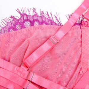 Subblime Sets-955366 Set BH mit Spitze Eyelash und Strumpfhalter · Spicy Dessous & Bodystockings (Bild 9)