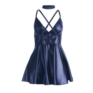 Subblime Dresses-955410 Sexy Kleid mit Hosenträger in Pelle Pu · Spicy Dessous & Bodystockings (Bild 6)